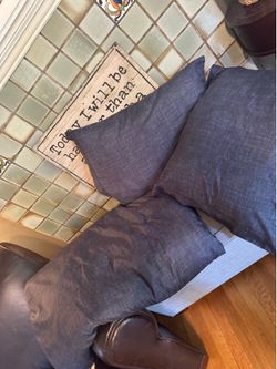 FULL SIZE DOWN COMFORTER & 2 PILLOWS & SHAMS