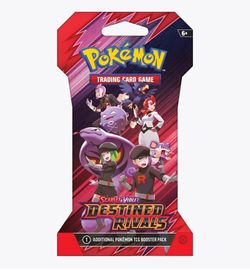 Pokemon TCG: Destined Rivals Sleeved Booster Pack *FACTORY SEALED*