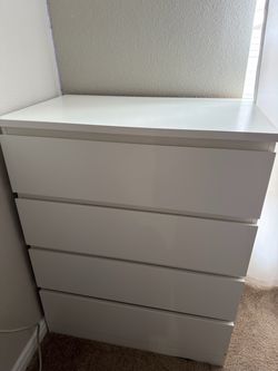 IKEA 4-Drawer Dresser – White –$80 OBO