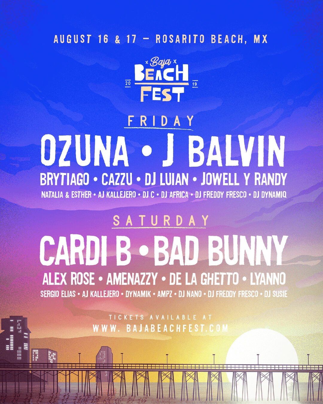 Baja Beach Fest Tickets