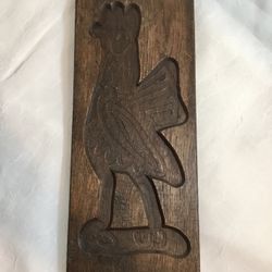 Primitive Antique Wooden Chocolate Candy Mold