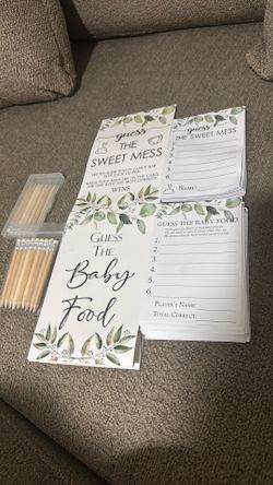Baby shower games