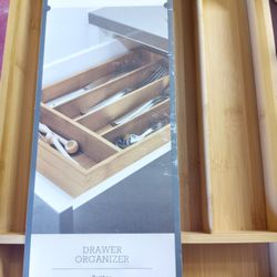 New - Pine Wood Drawer Organizer 