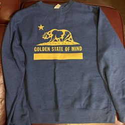 Golden State Of Mind California Sweatshirt Size Medium
