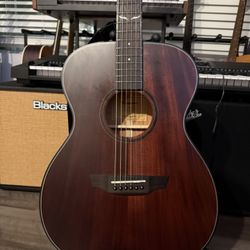 Orange Wood Acoustic Guitar