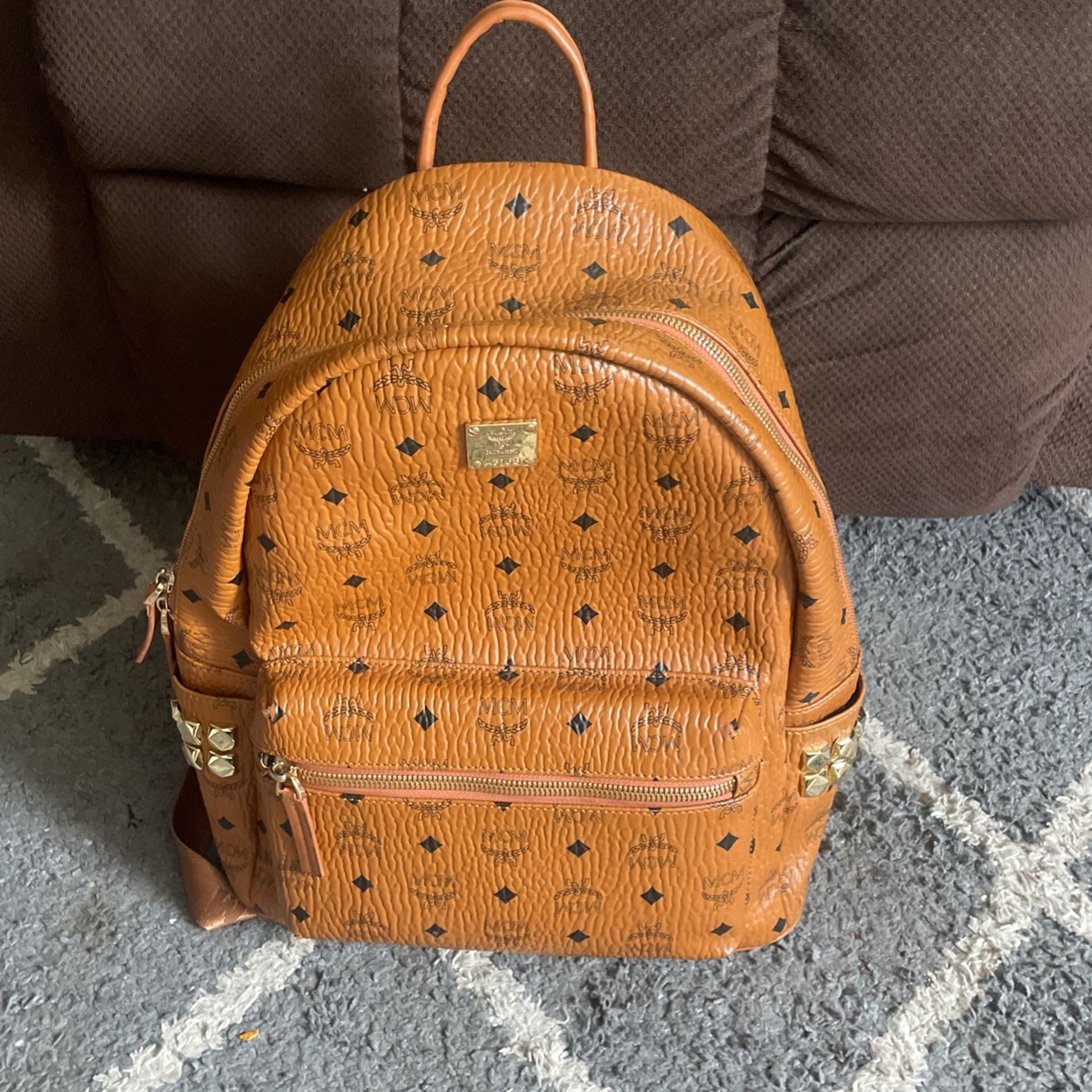 Brown Men’s Mcm backpack