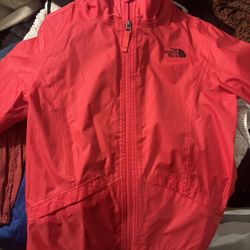 Girls North Face Rain Jacket 