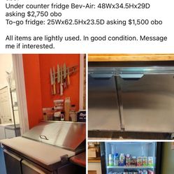 Cafe Items For Sale