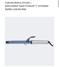 Babyliss Pro Nano Titanium 1” Extended Barrel Curling Iron
