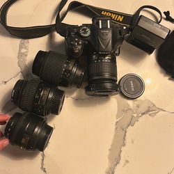 Nikon D5200 with Lenses