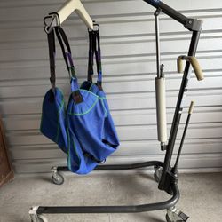 Invacare pro basics 0087 model 9099P hydraulic person lift Hoyer body transfer