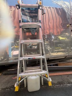 This image shows a Werner 22 ft. Reach Multi-Position Pro Ladder (specifically model MT-22IAAL)