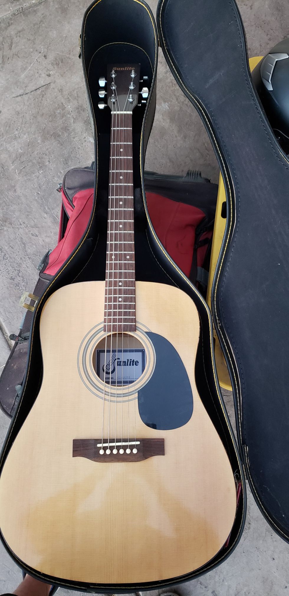 Sunlite Acoustic Guitar and Case
