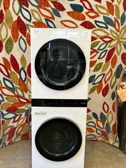 LG  thinQ gas  combo laundry