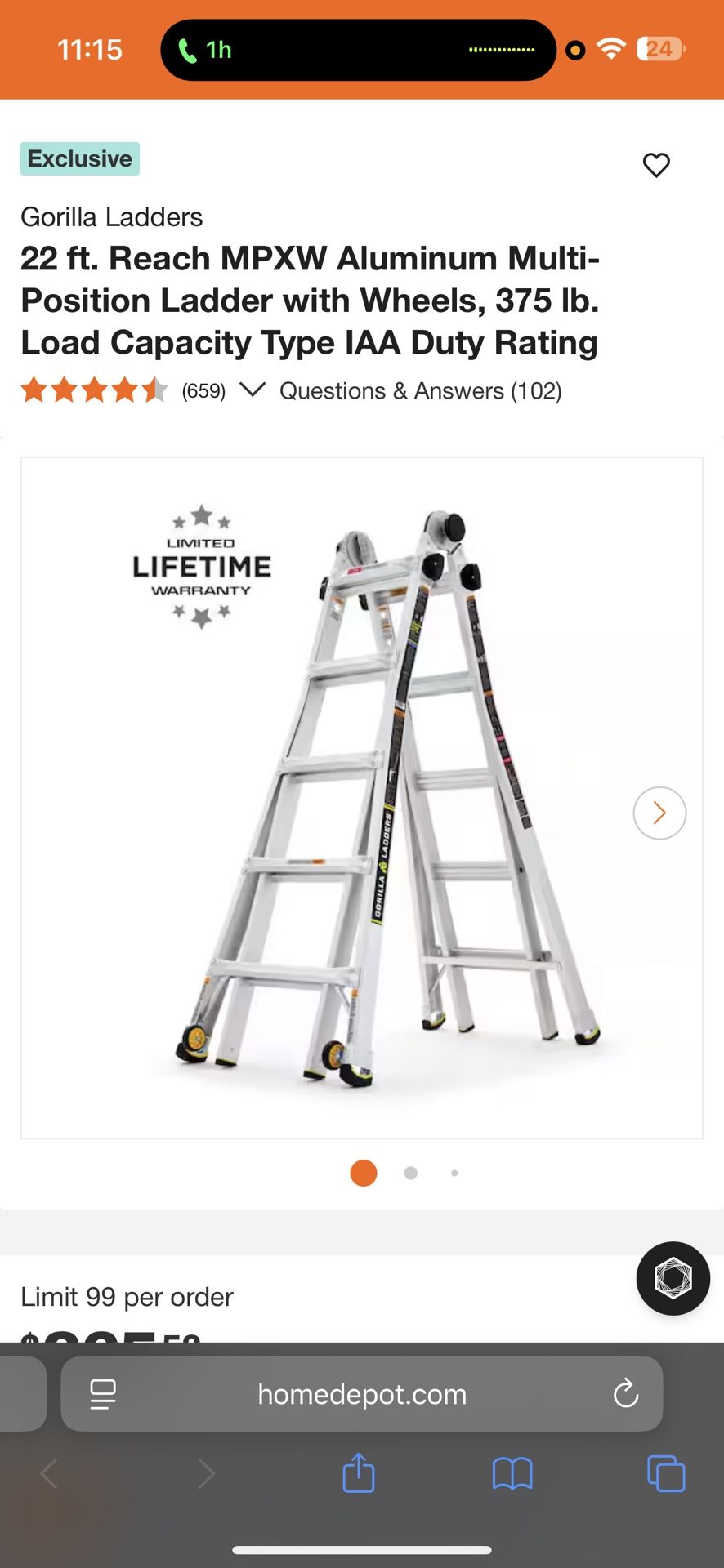 🛠️ Gorilla ladders 22 Ft.MPXW Multi Position Ladder🛠️