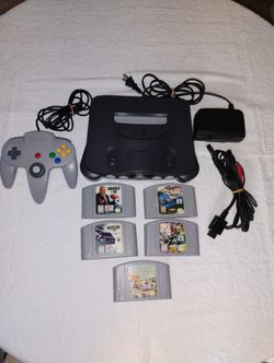 Nintendo 64 Game Console Bundle Collection N64 Games Entertainment System Video Game