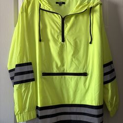 Dollskill/Poster Grl Bodak Proceed with Caution Reflective Parka (Size S/M)