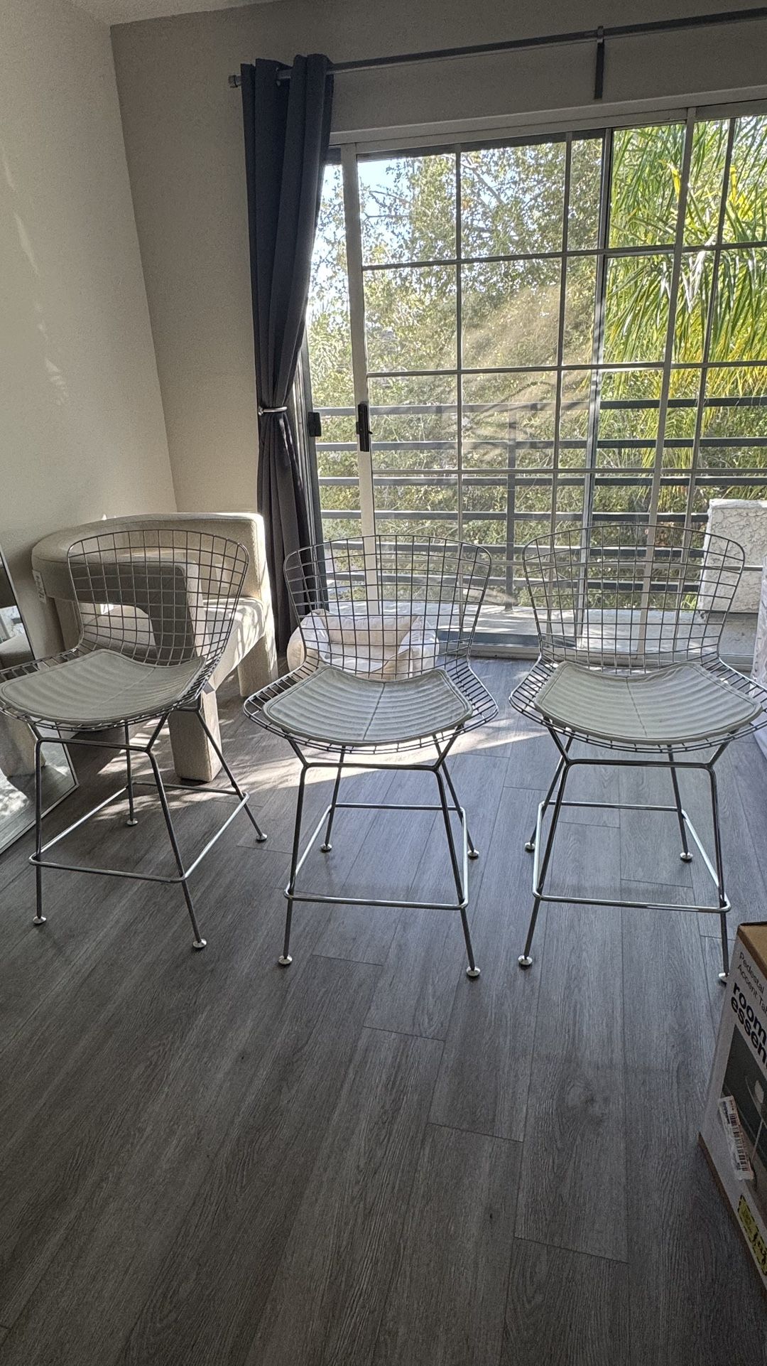 Silver Bar Stools