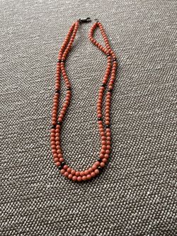 Coral stone necklace