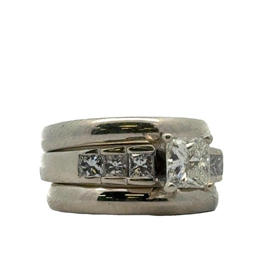 Lady's 14K White Gold Wedding Band Size 4½(51687-1)