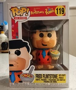 Funko Pop Ad Icons Fred Flintstone with Fruity Pebbles #119