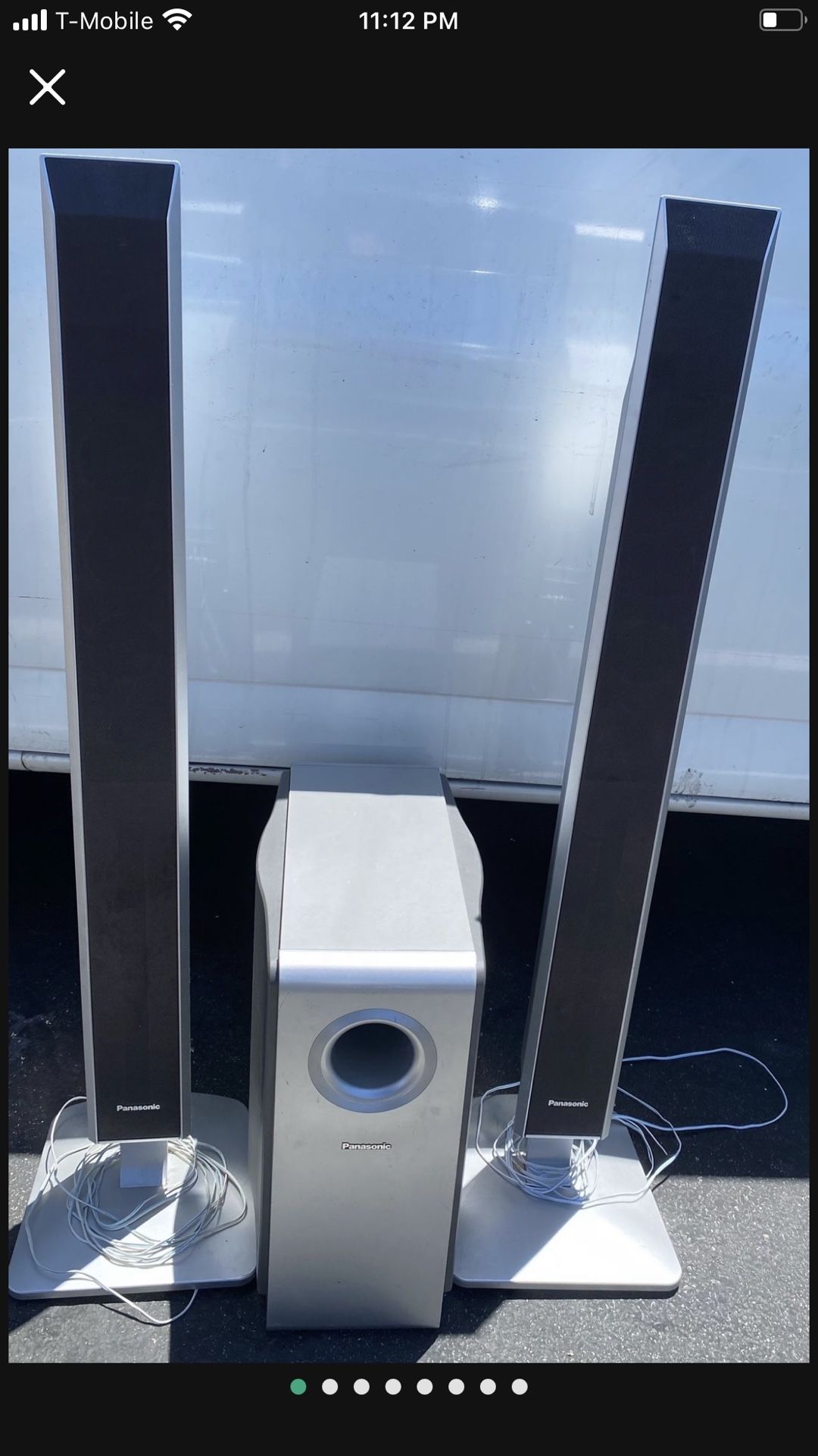 Panasonic Subwoofer & Tower Speakers