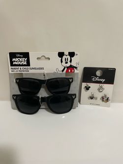 New Disney Mickey Mouse Parent & Child Sunglasses Set