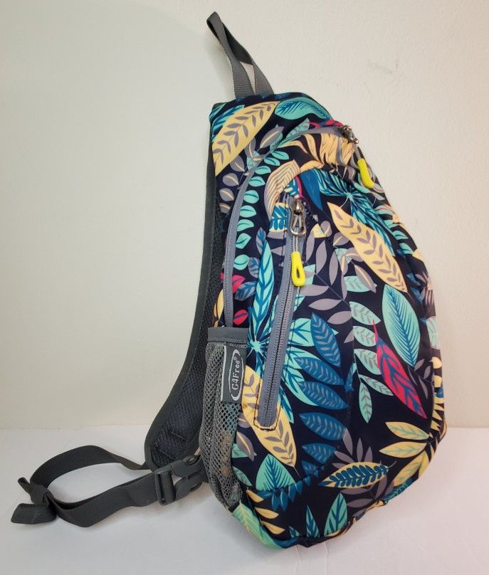 C4 Free Small Sling Bag Shoulder Backpack Floral 