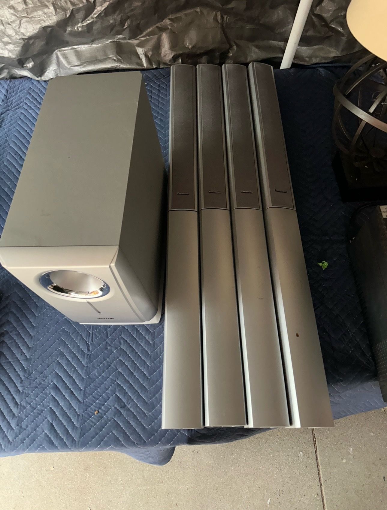 Panasonic 5 piece speaker set