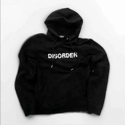 Sandro Paris Disorder Hooded Pullover Premium Sweater Black XL MSRP $235