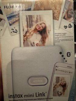 Fujifilm Instax Mini Link 2 Smartphone Printer - Clay White