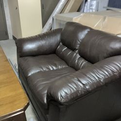 Leather Sofa $120