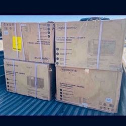 Seasons 25,000 BTU Window Air Conditioner, Cool and Heat. New! (5 Available)