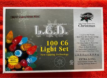 Sterling 100 C6 LED Christmas Light Set