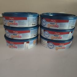6 PK Playtex Baby Diaper Genie Refill