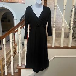 Elegant Black Liz Lange Maternity Dress