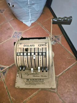 Vintage paymaster Ribbon Writer Series 800 antique