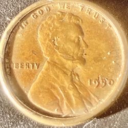 1956 Wheat Penny Error 