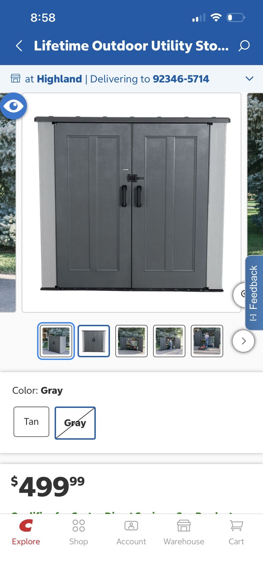 Lifetime Storage Shed