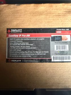 Triplett Cam View IP pro 8w & butt test set