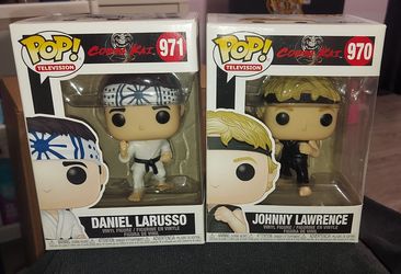 Funko Pop! Cobra Kai Set - Daniel LaRusso #971 & Johnny Lawrence #970 (Vaulted)