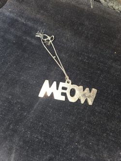 Meow Metal Ornanment