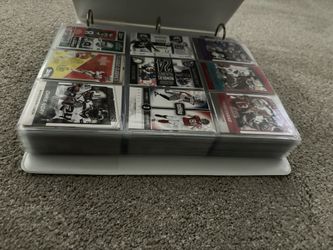NFL Football Card Binders - Over One Thousand Cards