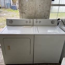  PERFECTLY MATCHING INGLIS WHIRLPOOL WASHER & ELECTRIC DRYER SET! HEAVY DUTY SUPER CAPACITY! BOTH RUN GREAT & ILL RUN BOTH FOR YOU! IM IN MARRERO. Tex
