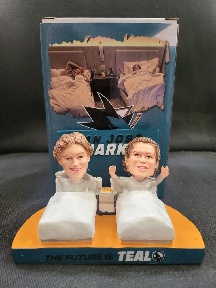 Macklin Celebrini & Will Smith bobblehead