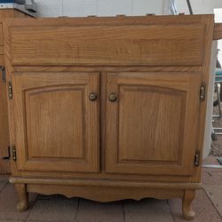Bathroom Vanity with legs, Mirror Cabinet, Light Kit