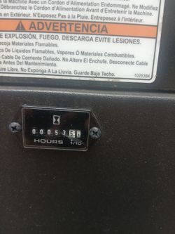 Generator Hour Meter – 535 Hours