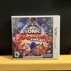 Sonic Boom Fire and Ice for Nintendo 3DS video game console system or XL New & 2DS The Hedgehog Sega