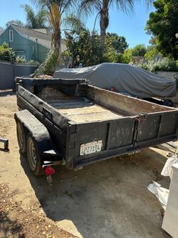 10x6 Carson dump trailer