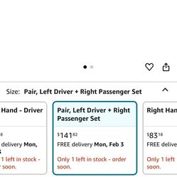 98-01 Honda Crv Headlights Assembly’s